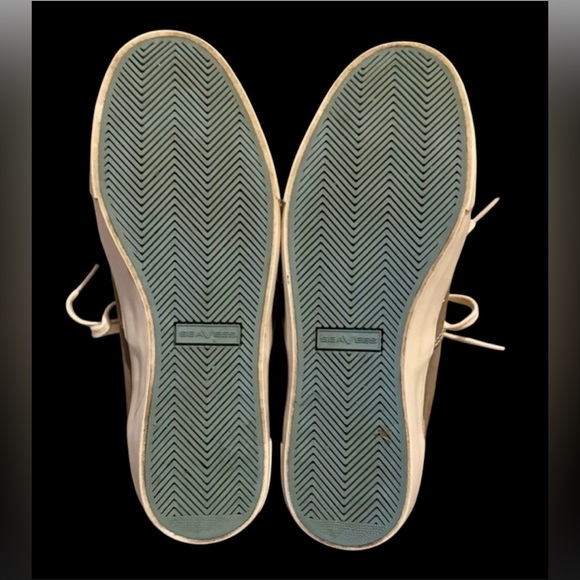 SeaVees Men's Lace-Up Sneakers - Gray & White - Picture 4 of 4